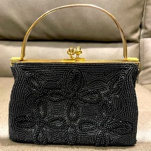 Hand made beaded Vintage purse